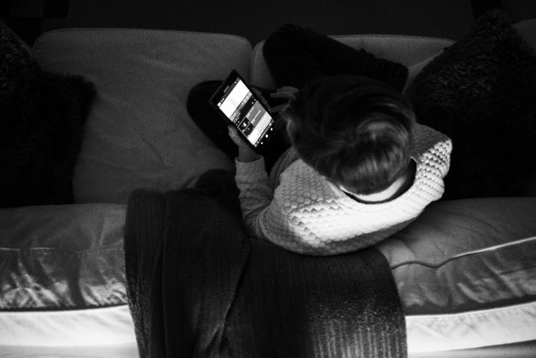 Le rapport des ados à la photographie.
